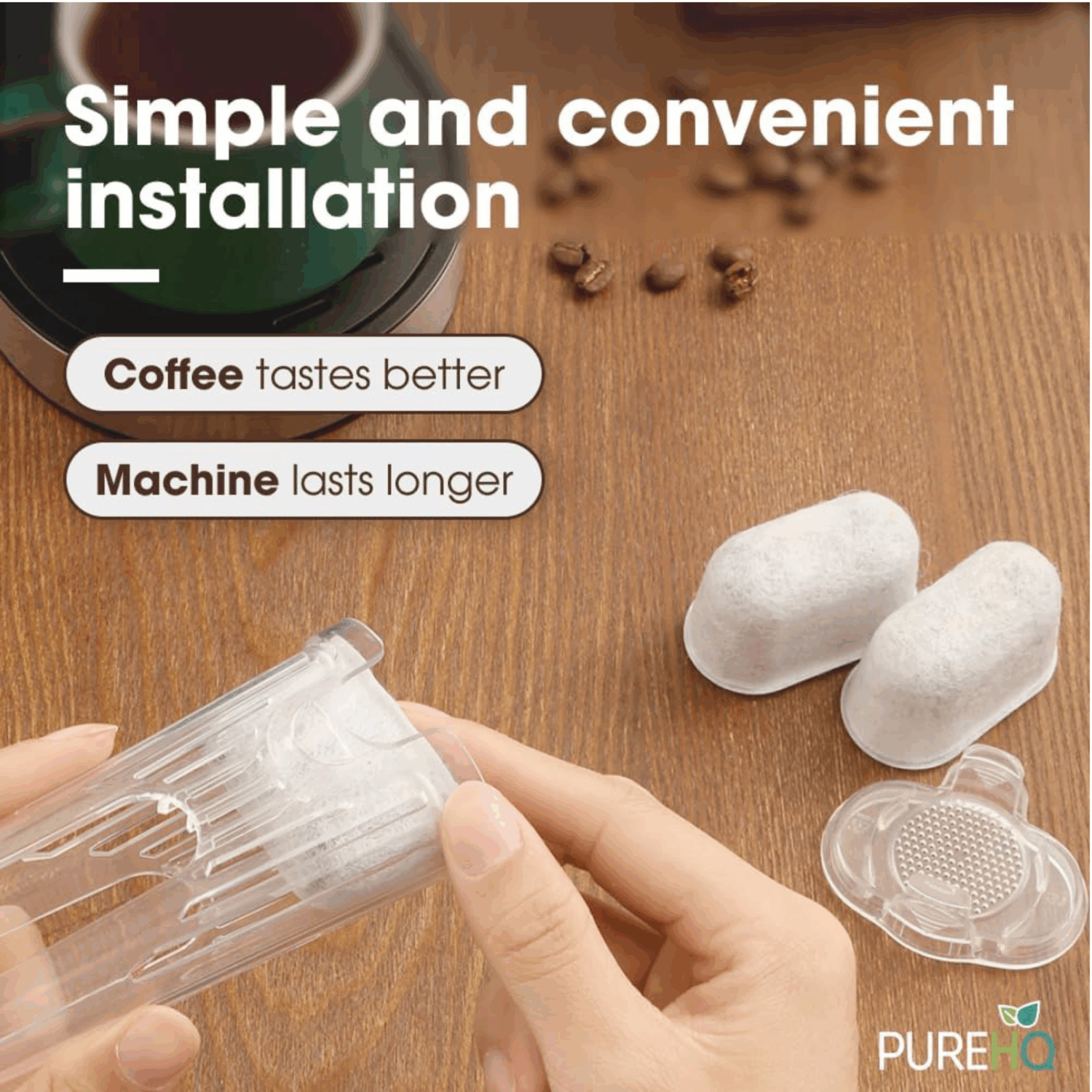 Alternative view of Keurig Water Filter Starter Kit Replacement for Keurig 2.0 K-Duo - Rear Reservoir Filter Holder with 3 Pack of Compatible Keurig Water Cartridges