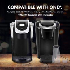 Keurig 2.0 K200, K250, K35, K Compact coffee machine brewers with water filter starter kit