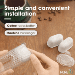 Keurig Water Filter Starter Kit: Replacement filter holder with cartridges for Keurig 2.0 K-Duo, ensuring better coffee taste.