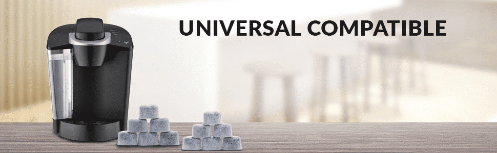 12-Pack KEURIG Replacement Water Filters: Keurig compatible activated charcoal water filters for Keurig 2.0 and 1.0 coffee machines.