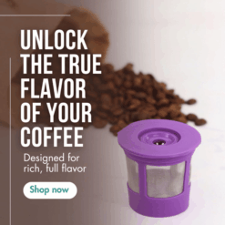 Reusable K Cups Coffee Filter Pod: Purple reusable K cup for Keurig machines. Brew your own coffee!