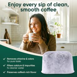 Water Filters for Keurig Coffee Makers: Activated charcoal Keurig compatible water filter for better tasting coffee.
