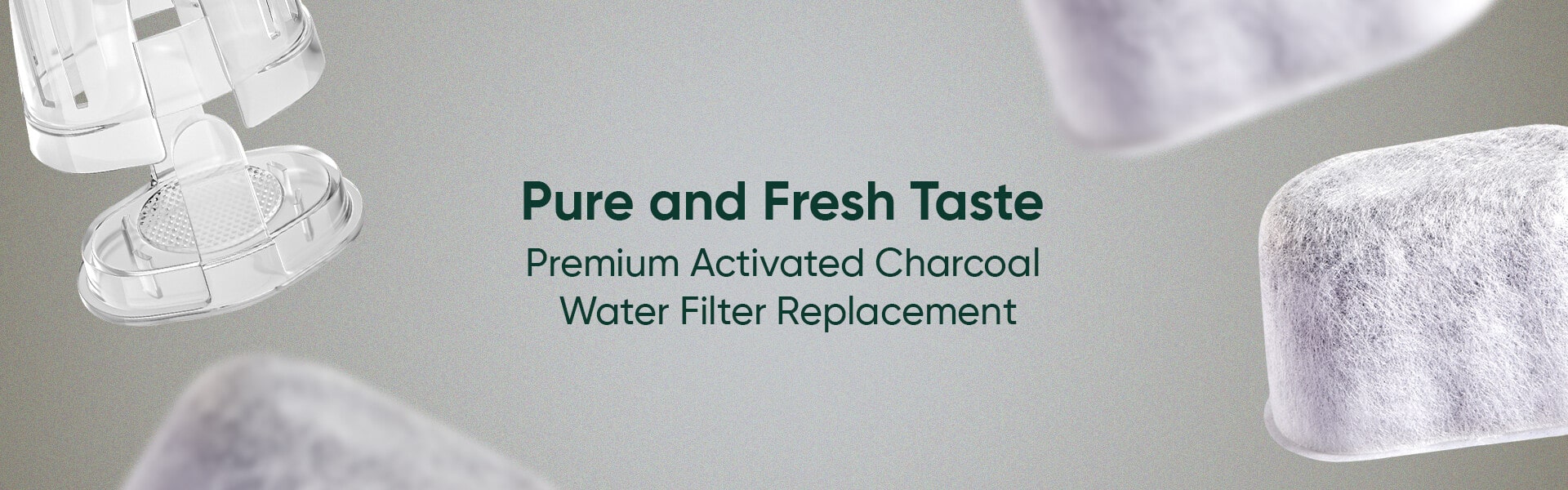Cuisinart water filters, "Pure and Fresh Taste" for reusable coffee filters.