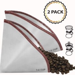 reusable coffee filter stainless steel flexible