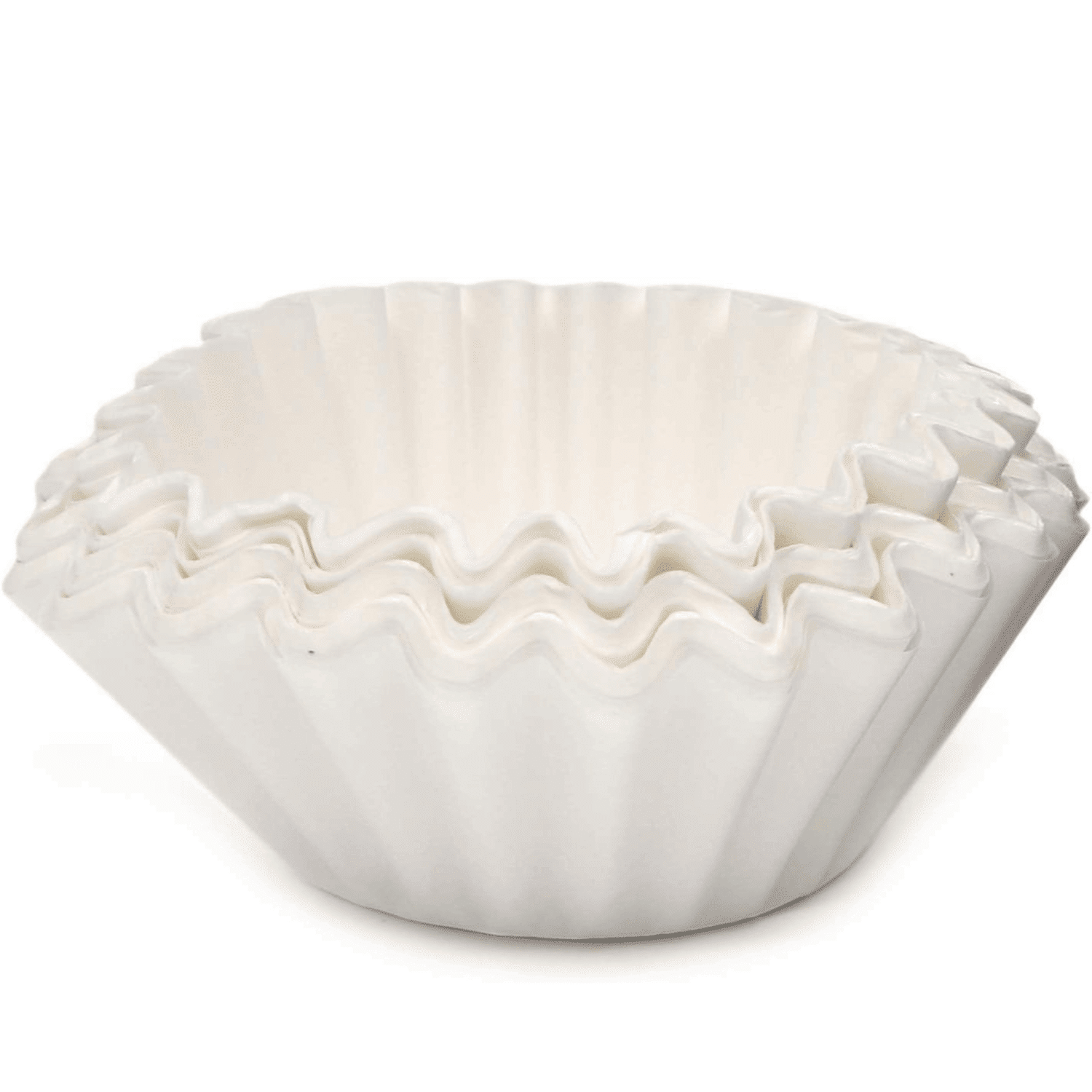 Coffee paper filters for Keurig K-Duo brewers, compatible with gold tone mesh basket, fits K-Duo Plus coffee makers.