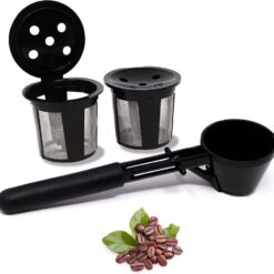 Reusable K Cups for Keurig Supreme: 2 refillable K-Cups, coffee scoop included, for Keurig Supreme and K-Supreme Plus.
