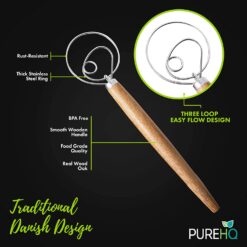 Danish Dough Whisk Mixer: 13