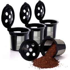 Reusable K Cups for Keurig Supreme: 4 refillable coffee pods for Keurig Supreme & K-Supreme Plus coffee makers.