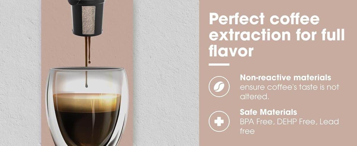 Keurig compatible water filters: 12-pack activated charcoal filters for Keurig 2.0 & 1.0 coffee machines. Universal fit, improves coffee taste.