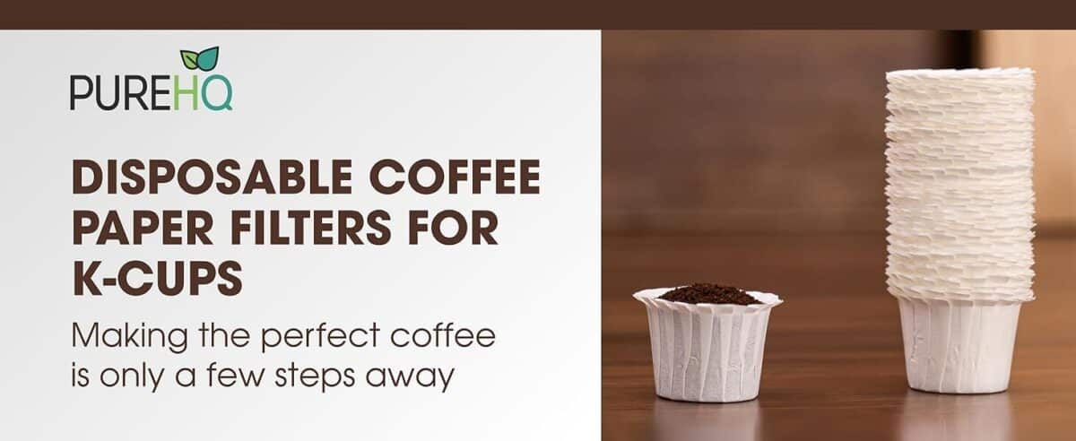 Keurig compatible water filter: Activated charcoal filter improves coffee taste by removing impurities. PUREHQ filter for Keurig 2.0 & 1.0 machines.