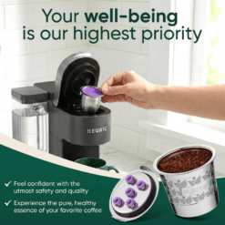 Reusable Stainless Steel K-Cups for Keurig MultiStream: Eco-friendly K-Cups for K-Supreme, K-Duo Gen 2 & K-Slim Keurig coffee makers.