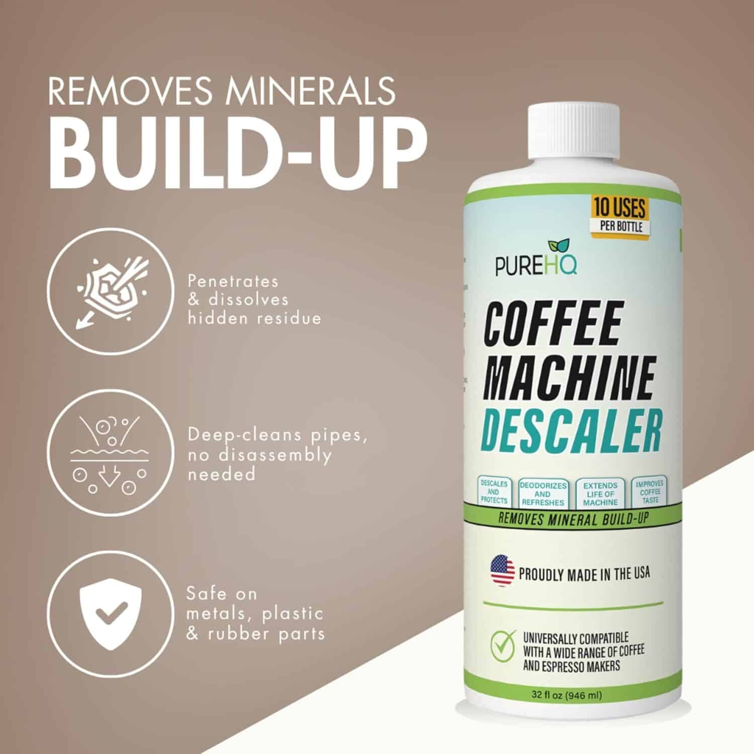 Coffee Machine Descaler (1 Pack) 10 Uses Keurig Descaling - Main Image