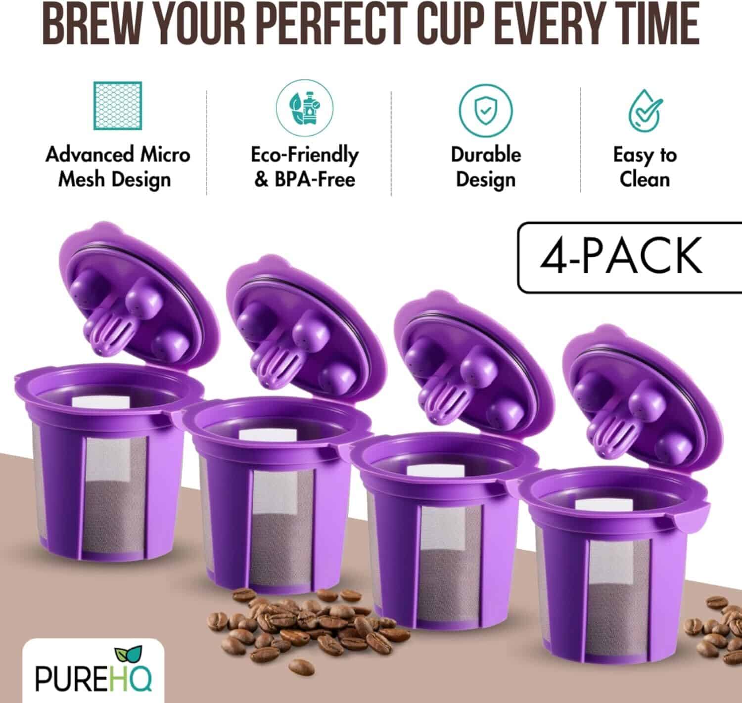 reusable k-cups for keurig 4 pack