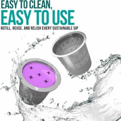 Reusable K Cups for Keurig: Stainless steel refillable K-Cup for Keurig K Supreme, K-Duo Gen 2, K Slim coffee makers.