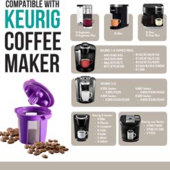reusable k-cups universal compatible list of keurig coffee makers